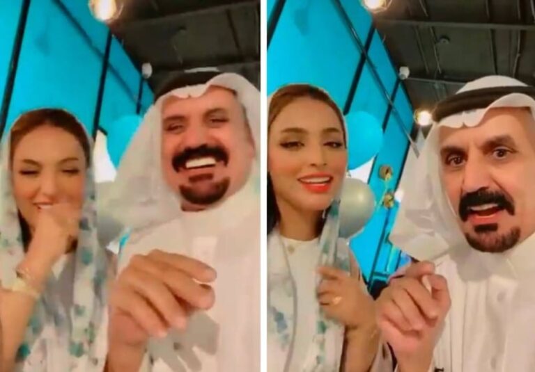 شاهد مسن سعودي يلتقي مشهورة التيك توك إيلاف الزهراني ويقدم لها النصيحة