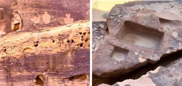 شاهد مواطن يعثر على آثار قديمة في حائل