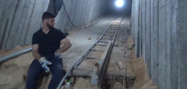 فيديو.. الجيش الإسرائيلي يكتشف أكبر نفق هجومي لحماس في شمال قطاع غزة