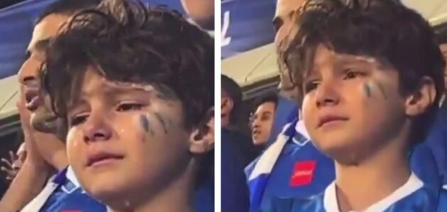 فيديو.. بكاء طفل هلالي بعد هدف ميشيل