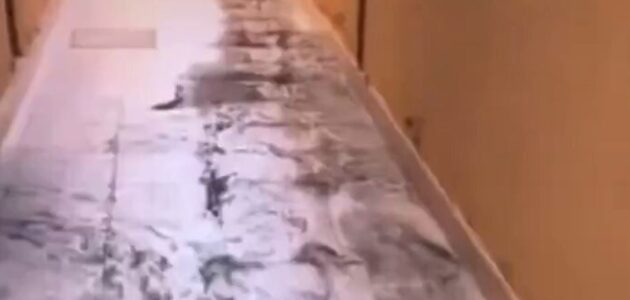 فيديو.. حريق ضخم يلتهم منزلًا بسبب دفاية زيتية وإنقاذ الأطفال دون إصابات