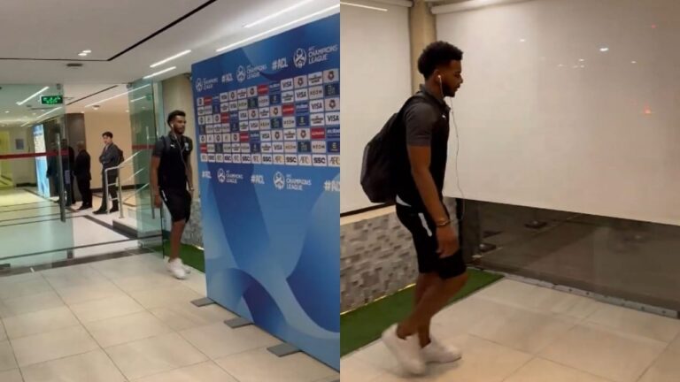 فيديو.. علي البليهي يتجنب لقاءات الصحفية بطريقة طريفة بعد فوز الهلال على نساجي الإيراني