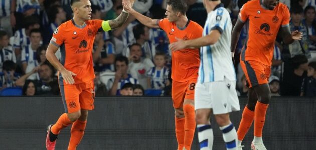 نتيجة مباراة إنتر ميلان وريال سوسيداد في دوري أبطال أوروبا