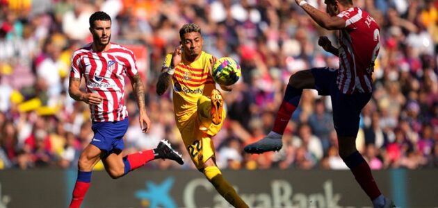 نتيجة مباراة برشلونة وأتلتيكو مدريد في الدوري الإسباني