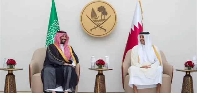 ولي العهد وأمير قطر يؤكدان على تعزيز التعاون في البيان الختامي لمجلس التنسيق السعودي القطري