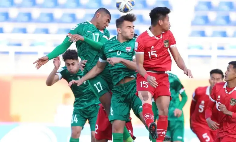 كل ما تريد معرفته عن مباراة إندونيسيا والعراق والموعد والمعلق والقنوات الناقلة