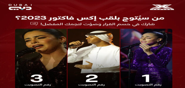 أرقام التصويت المتسابقين في المرحلة النهائية اكس فاكتور 2023