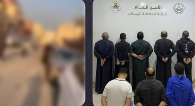 القبض على 8 مقيمين ظهروا في محتوى مرئي بمشاجرة في الرياض