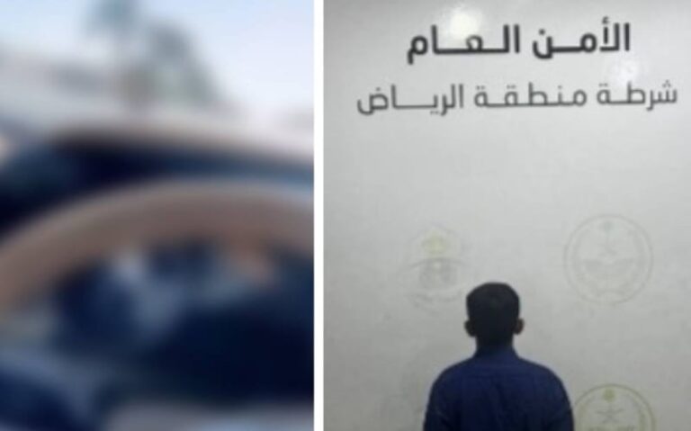 القبض على شخص تعمد صدم دراجة نارية في الرياض