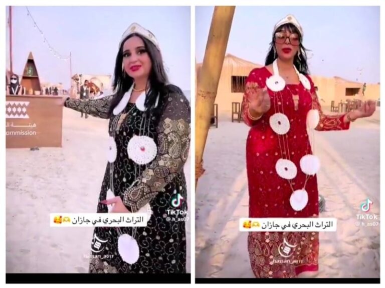 بالزي التراثي.. شاهد فتيات حسناوات يستقبلن زوار مهرجان شتاء جازان 24