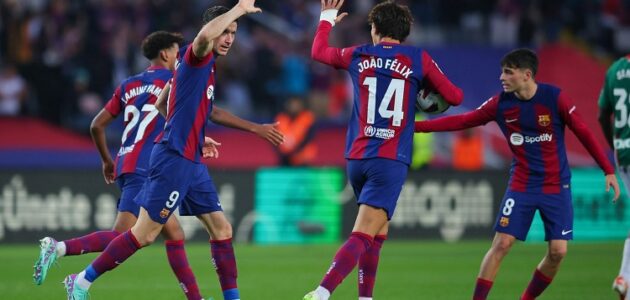 بث مباشر مباراة برشلونة وأوساسونا في الدوري الإسباني