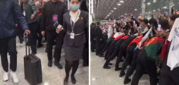 بعثة النصر بقيادة رونالدو تحظى باستقبال جماهيري كبير لحظة وصولها إلى الصين