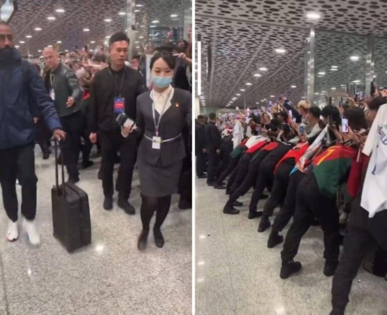 بعثة النصر بقيادة رونالدو تحظى باستقبال جماهيري كبير لحظة وصولها إلى الصين