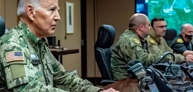 تداول صورة للرئيس الأميركي جو بايدن مرتديا لباسا عسكريا.. والكشف عن حقيقتها