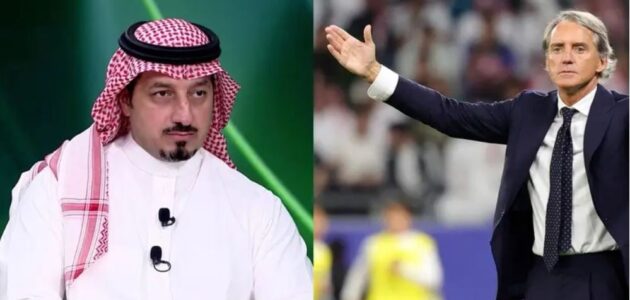 رئيس الاتحاد السعودي لكرة القدم يصف تصرف مانشيني بغير المقبول