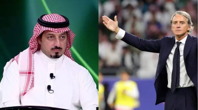 رئيس الاتحاد السعودي لكرة القدم يصف تصرف مانشيني بغير المقبول
