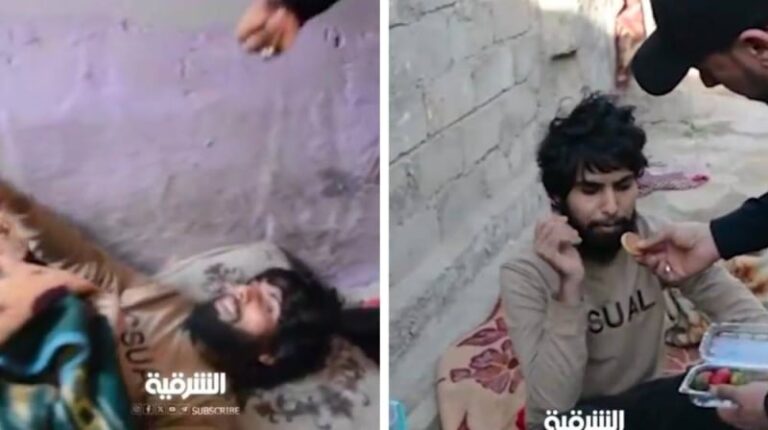 شاهد أسرة عراقية تسجن أحد أبنائها وتقييده بسلاسل حديدية لهذا السبب