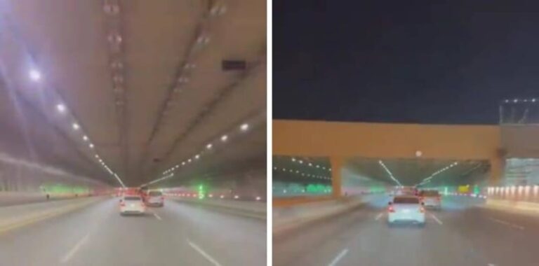شاهد افتتاح نفق الدرعية الواصل بين الدئري الشمالي والدائري الغربي في الرياض
