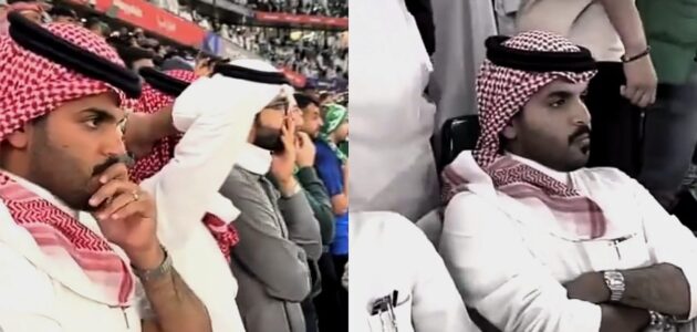 شاهد الحزن يخيم على غازي الذيابي بعد خروج المنتخب من كأس آسيا