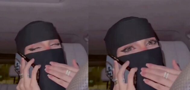 شاهد العنود اليوسف تبكي بحرقة وهي تتحدث في هاتفها والجمهور يتغزل بعيونها