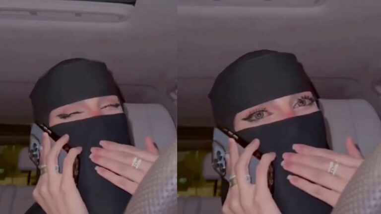 شاهد العنود اليوسف تبكي بحرقة وهي تتحدث في هاتفها والجمهور يتغزل بعيونها