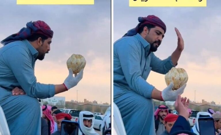 شاهد بيع حبة فقع واحدة في مزاد بحفر الباطن بسعر غير متوقع