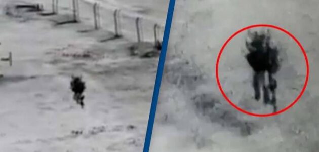 شاهد جسم يطير فوق منشأة عسكرية أمريكية في العراق ويثير الرعب