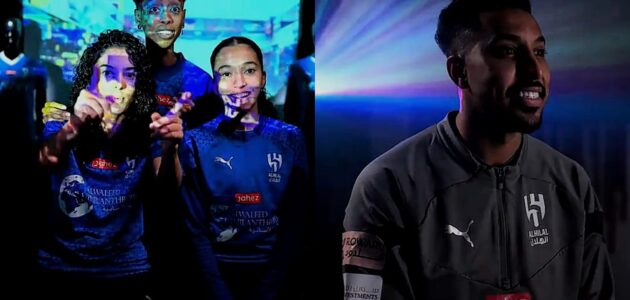 شاهد ردود فعل نجوم الهلال والنصر بعد رؤيتهم استاد الأمير محمد بن سلمان لأول مرة