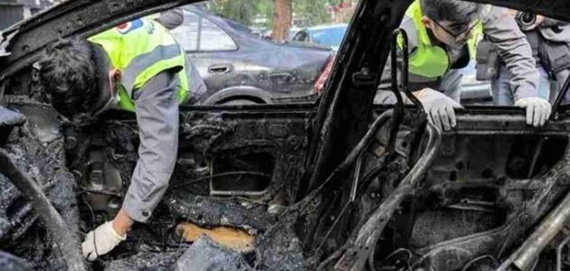 شاهد.. عملية إغتيال إسرائيلية تستهدف قياديين في حركة حماس جنوب لبنان