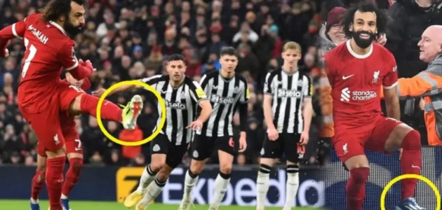 شاهد فيديو يثير الحيرة عن حذاء محمد صلاح.. هل يؤمن اللاعب بالخرافات؟