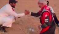 شاهد ماذا فعل شباب سعوديون مع متسابق تعرض لحادث مروع في رالي داكار ؟