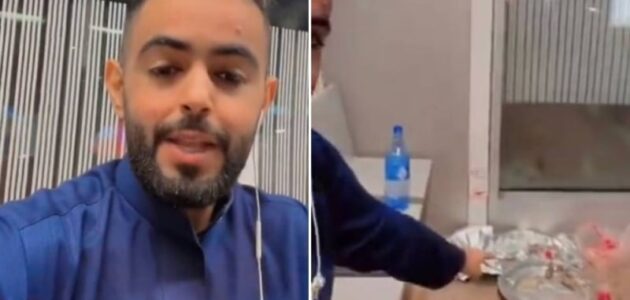 شاهد مواطن يوثق تصرف غير لائق داخل كبينة انتظار ركاب الحافلات بالرياض