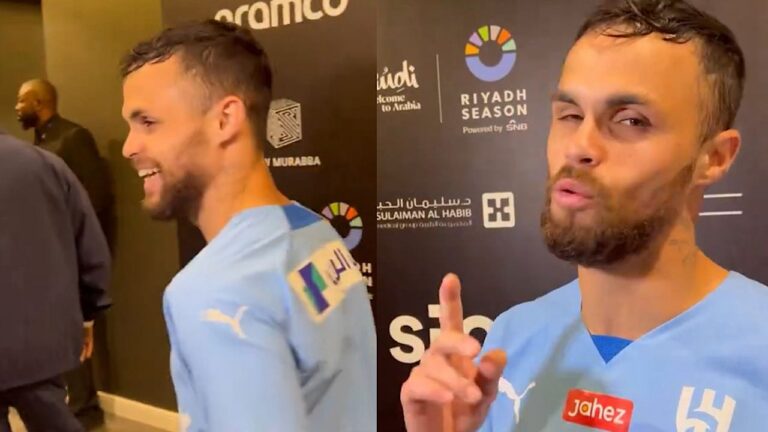 شاهد ميشائيل يتحدث باللهجة السعودية ويبدي إعجابه بملعب الهلال