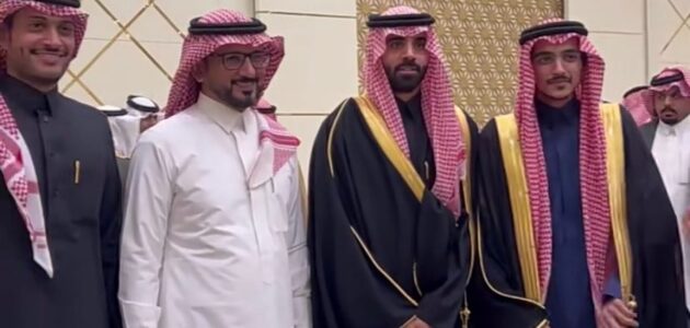صور.. زواج لاعب نادي الشباب حسين القحطاني