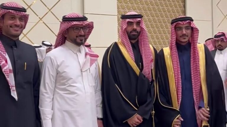 صور.. زواج لاعب نادي الشباب حسين القحطاني