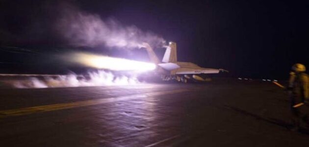 غارات أميركية وبريطانية على هذه المناطق في اليمن