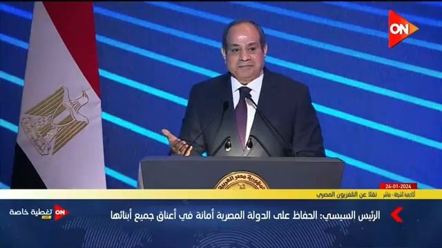 فيديو.. السيسي يرد على اتهامات منع دخول المساعدات إلى غزة