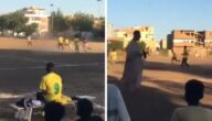 فيديو لا يصدق.. مباراة حامية تحت دوي المدافع وطلقات الرصاص في الخرطوم