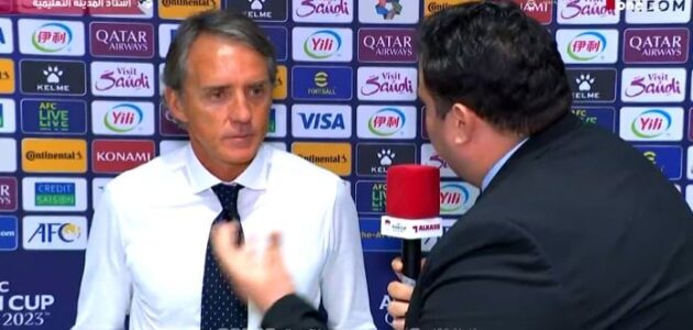 فيديو.. مانشيني يعلق على خسارة المنتخب السعودي أمام كوريا الجنوبية بركلات الترجيح في كأس آسيا 2023