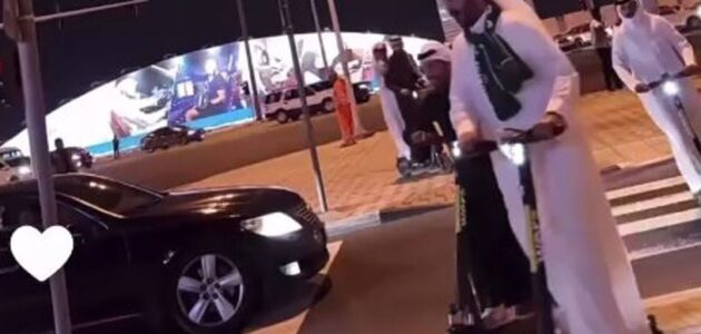 فيديو متداول لدهس أحد أفراد قروب غازي الذيابي في قطر