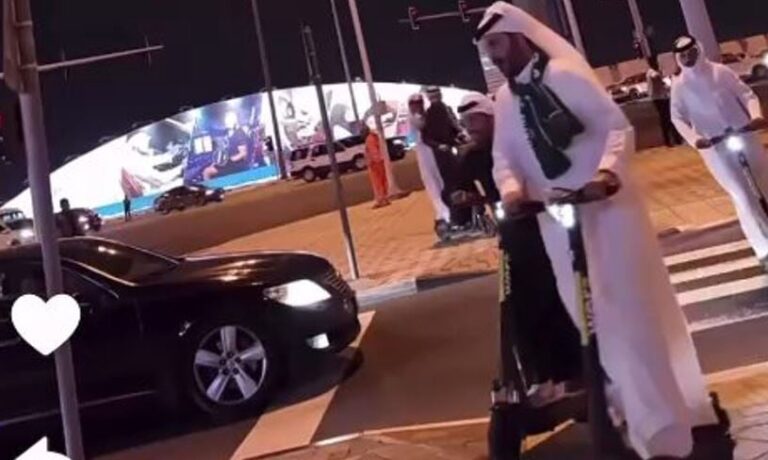 فيديو متداول لدهس أحد أفراد قروب غازي الذيابي في قطر