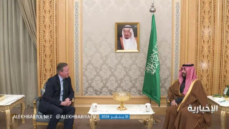 فيديو.. ولي العهد يلتقي وزير الخارجية البريطاني لبحث العلاقات الثنائية والإقليمية