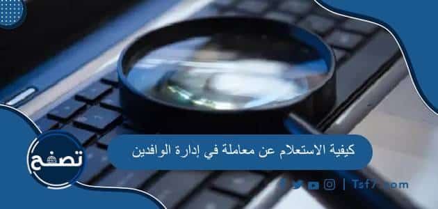 كيفية الاستعلام عن معاملة في إدارة الوافدين برقم الطلب ورقم القيد