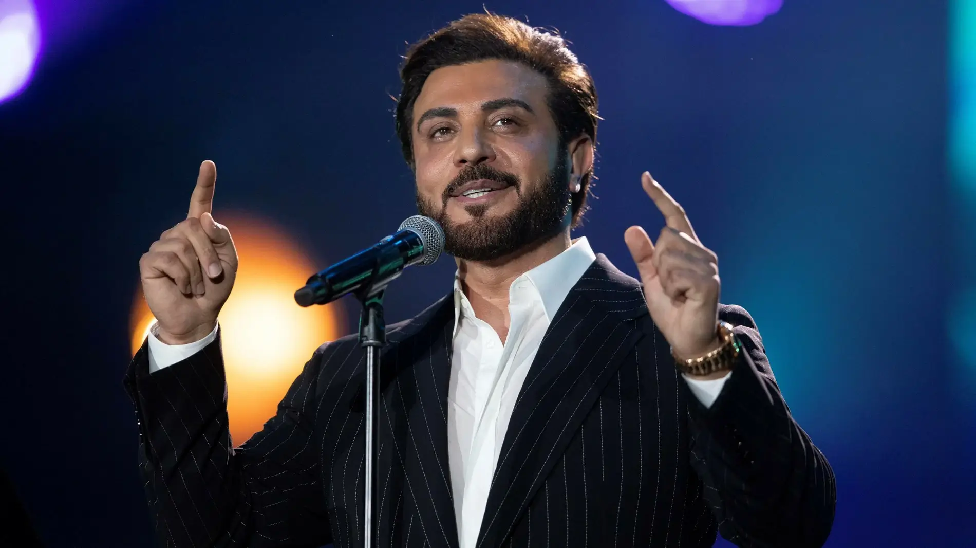 شاهد حفل ماجد المهندس وداليا مبارك في ليالي التأسيس بث مباشر