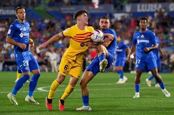 مشاهدة مباراة برشلونة وخيتافي بث مباشر على تويتر اليوم ياسين تي في ويلا شوت