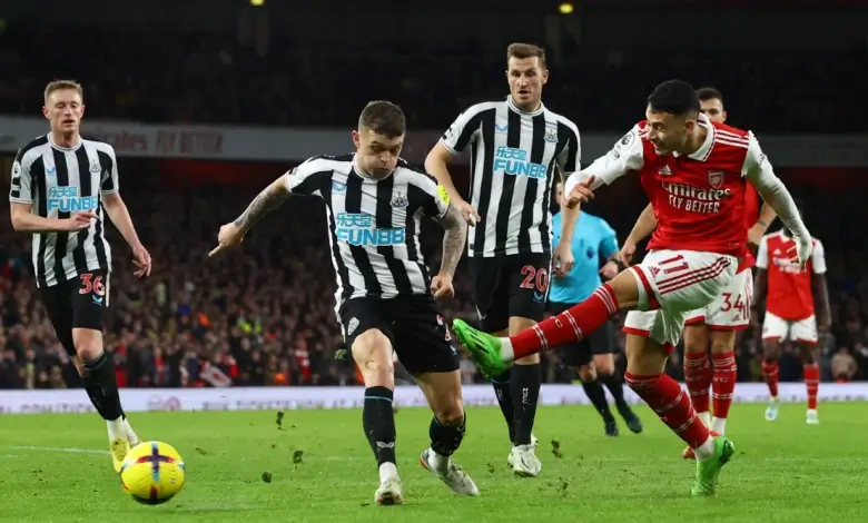 بث مباشر لمباراة أرسنال ونيوكاسل اليوم 24 فبراير عبر تويتر ويلا شوت عبر قنوات البث