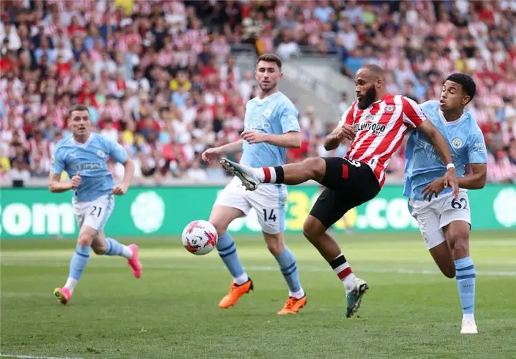 مباراة مانشستر سيتي وبرينتفورد في الدوري الإنجليزي... بث مباشر