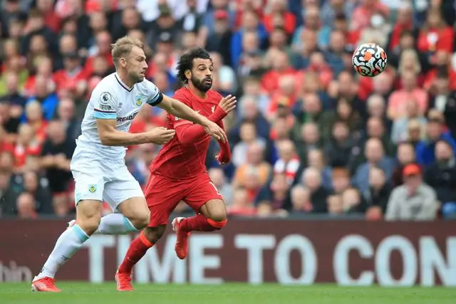 مباراة ليفربول وبيرنلي