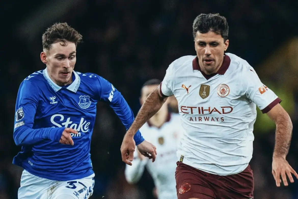 مباراة مانشستر سيتي وإيفرتون