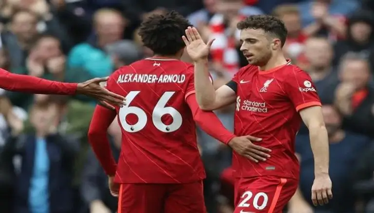 مباراة ليفربول وبيرنلي